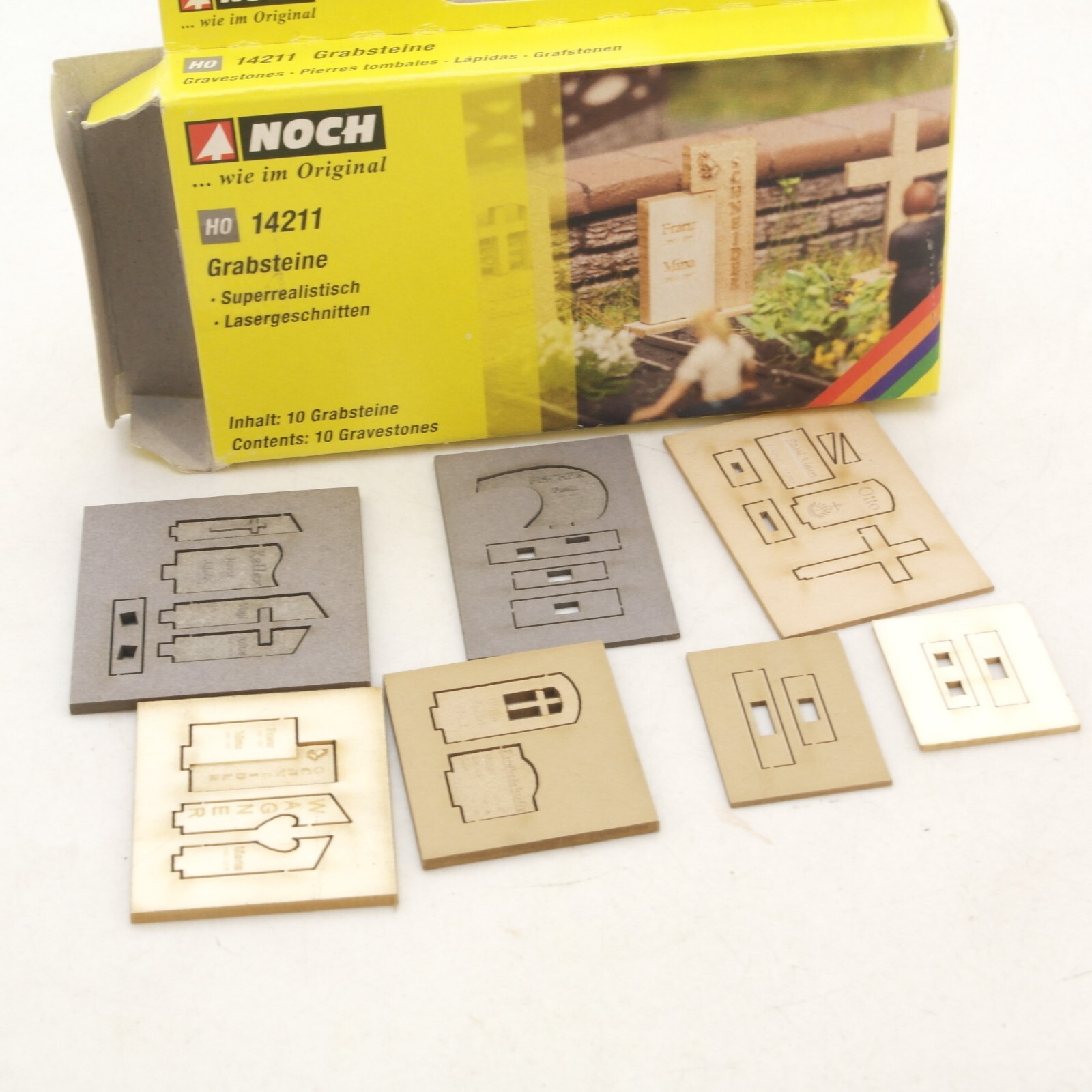 Noch H0 14211 Grabsteine Laser Cut in OVP RG6547 – Bild 3