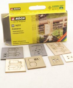 Noch H0 14211 Grabsteine Laser Cut in OVP RG6547