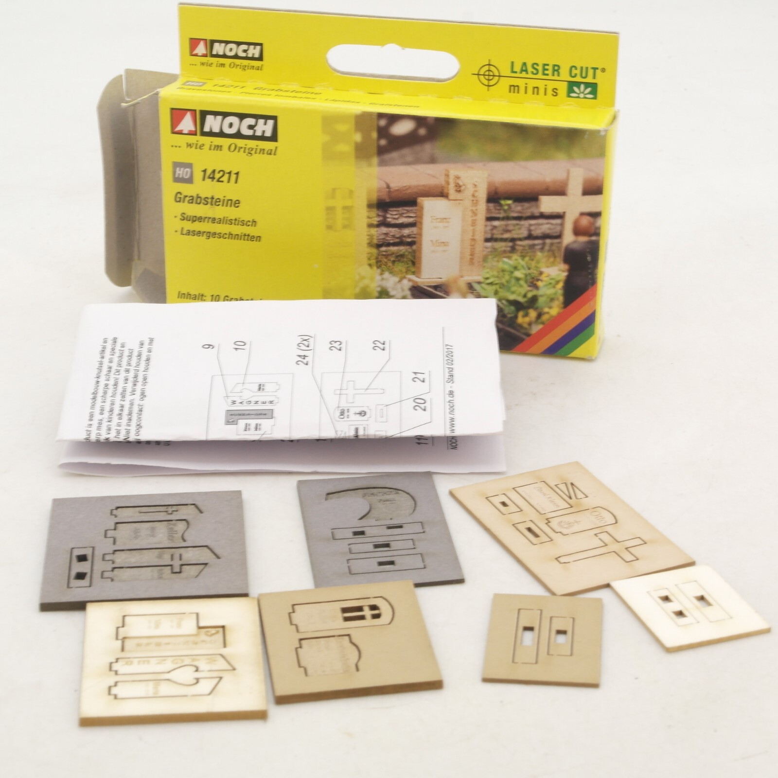 Noch H0 14211 Grabsteine Laser Cut in OVP RG6547 – Bild 4