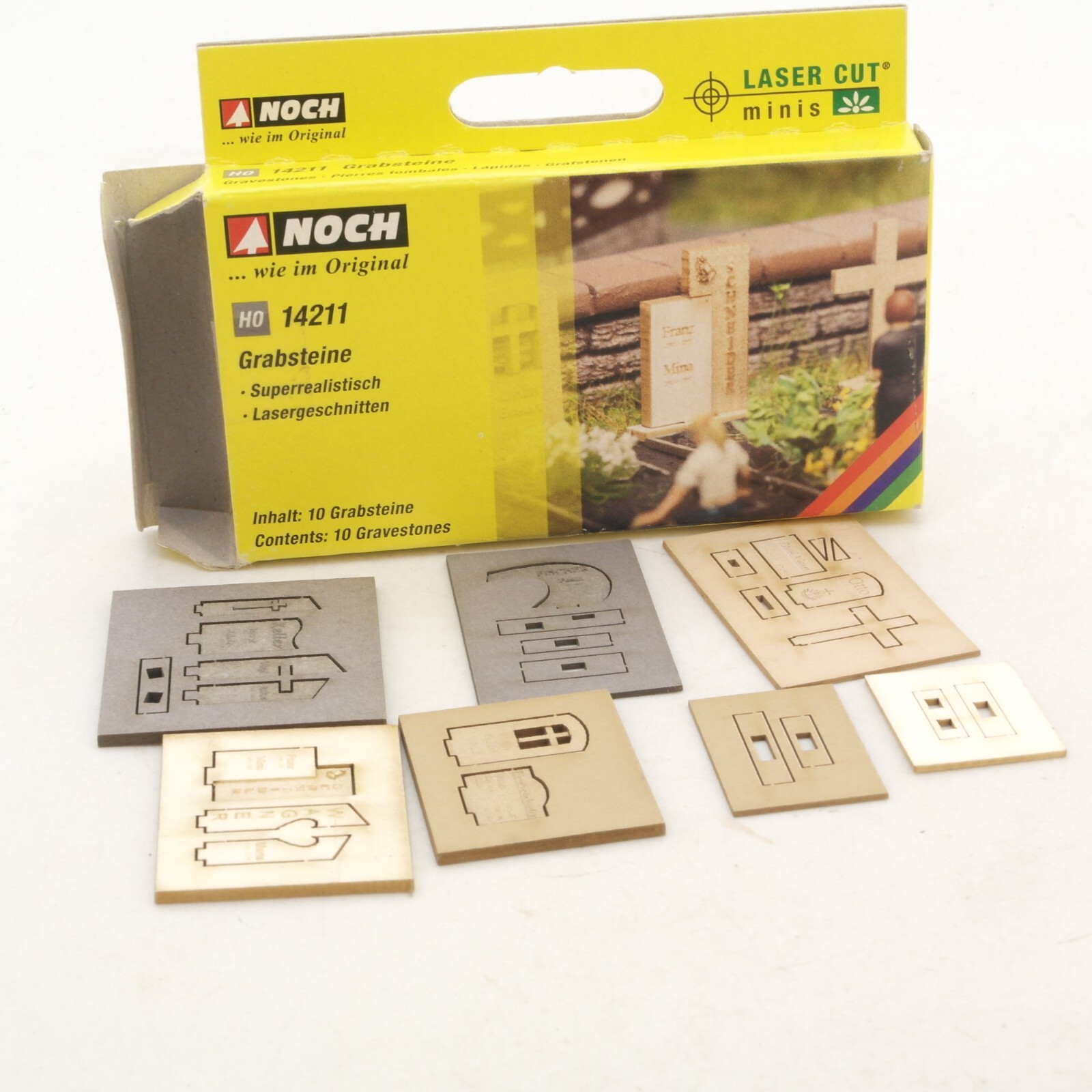Noch H0 14211 Grabsteine Laser Cut in OVP RG6547