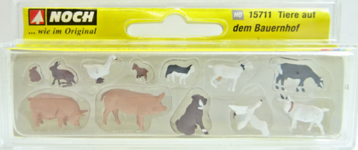 Noch H0 15711 Tiere auf dem Bauernhof in OVP C2178