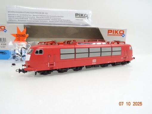 Piko H0 51674 E-Lok BR 103 176-4 der DB Digital Sound in OVP JL3402