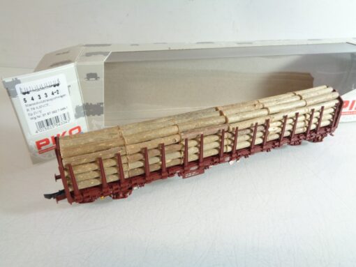 Piko H0 5433 4-2 Stammholztransportwagen der SNCF in OVP RR4056 – Bild 3