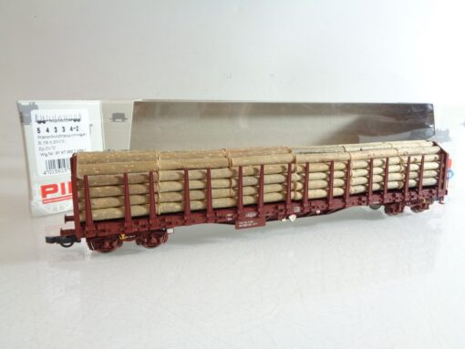 Piko H0 5433 4-2 Stammholztransportwagen der SNCF in OVP RR4056
