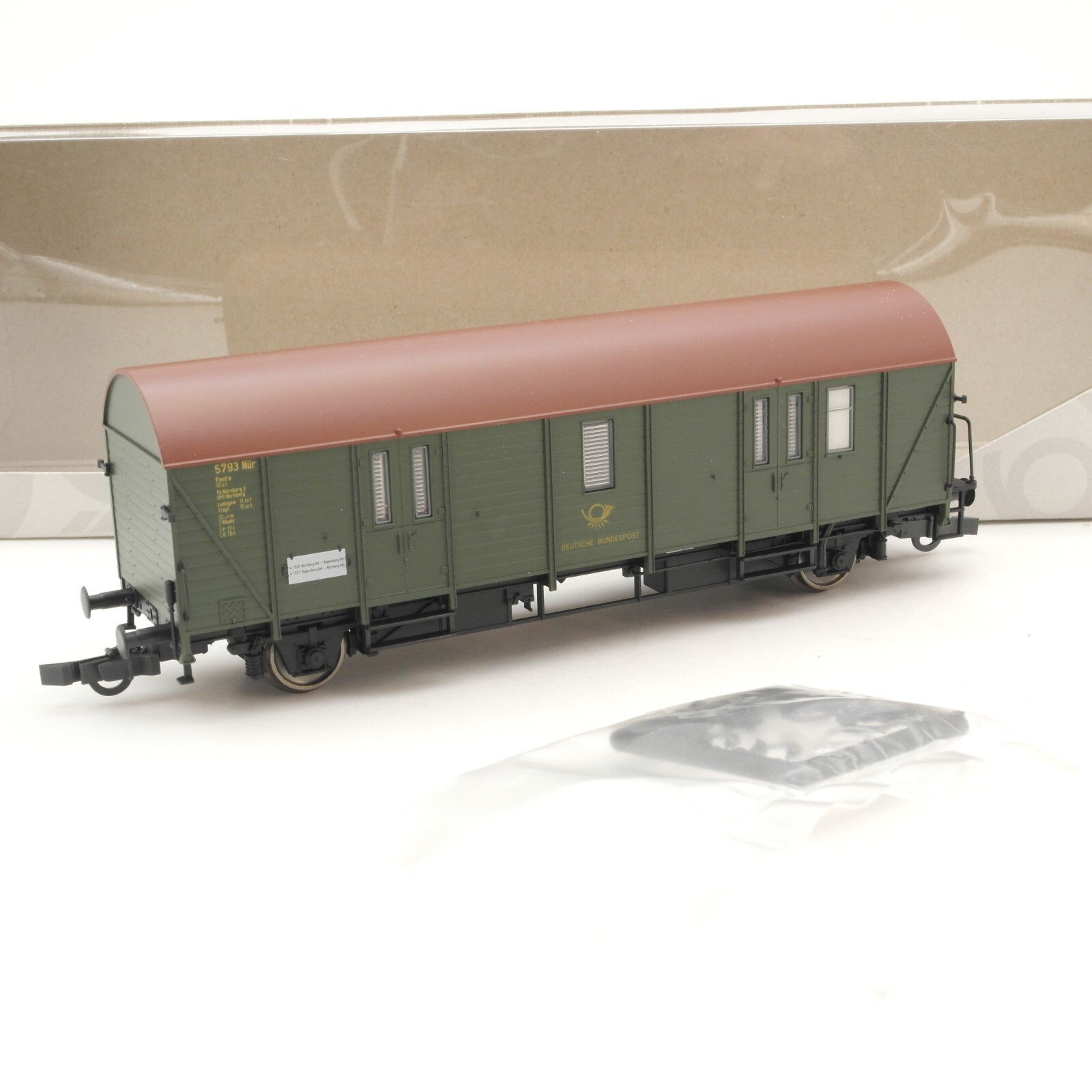 Piko H0 54483 Postwagen Post 2-p/11 der DBP in OVP QR1445 – Bild 3