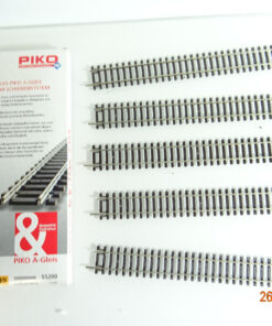 Piko H0 55200 A Gleis gerades Gleis 239mm 5Stück siehe Foto in OVP CK3174