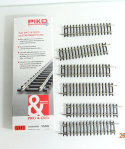 Piko H0 55202 A Gleis gerades Gleis 119mm 6Stück siehe Foto in OVP CK3177