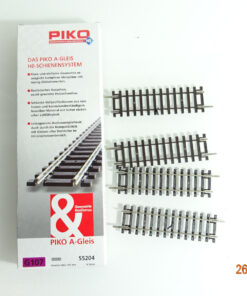 Piko H0 55204 A Gleis gerades Gleis 107mm 4Stück siehe Foto in OVP CK3171