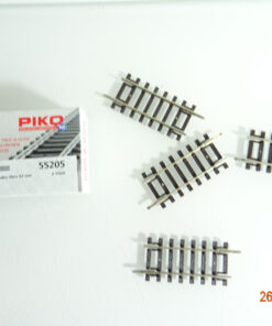 Piko H0 55205 Gerades Gleis 62mm 4Stück siehe Foto in OVP CK3191