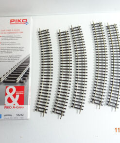 Piko H0 55212 A Gleis gebogenes Gleis r 422mm 6Stück siehe Foto in OVP CK3910