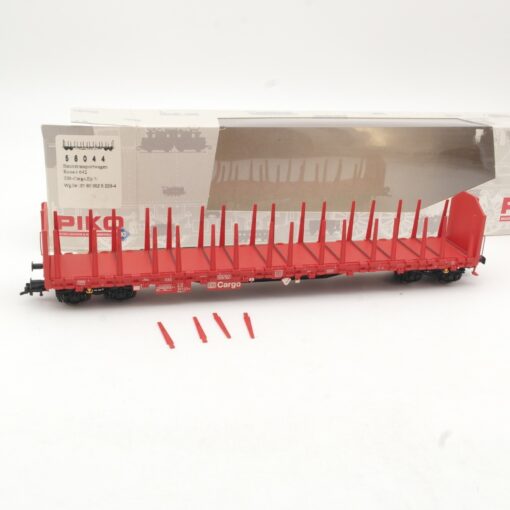 Piko H0 58044 Baumtransportwagen der DB Cargo in OVP RR394