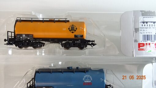 Piko H0 58322 A/B/C Kesselwagen-Set 3 tlg. der DR in OVP PR7861 – Bild 5