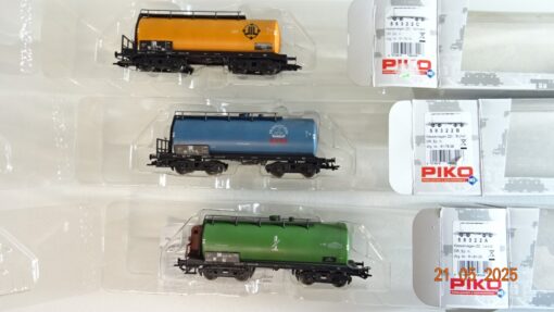 Piko H0 58322 A/B/C Kesselwagen-Set 3 tlg. der DR in OVP PR7861