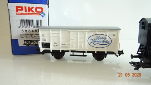 Piko H0 58346A/B/C Bierwagen-Set Oberfranken 3 tlg. der DB in OVP PR7859 – Bild 3