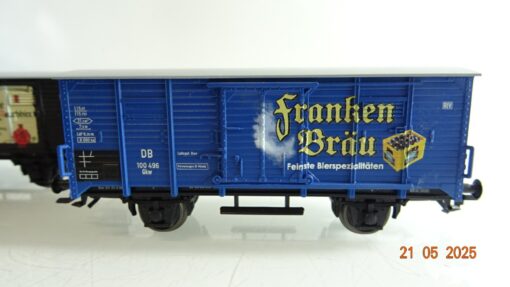 Piko H0 58346A/B/C Bierwagen-Set Oberfranken 3 tlg. der DB in OVP PR7859 – Bild 5
