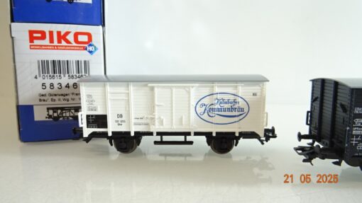 Piko H0 58346A/B/C Bierwagen-Set Oberfranken 3 tlg. der DB in OVP PR7859 – Bild 6