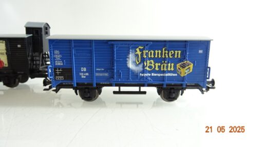 Piko H0 58346A/B/C Bierwagen-Set Oberfranken 3 tlg. der DB in OVP PR7859 – Bild 8