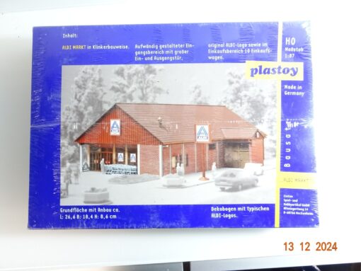 Plastoy H0 Bausatz Aldi Markt in OVP CK4895 – Bild 3
