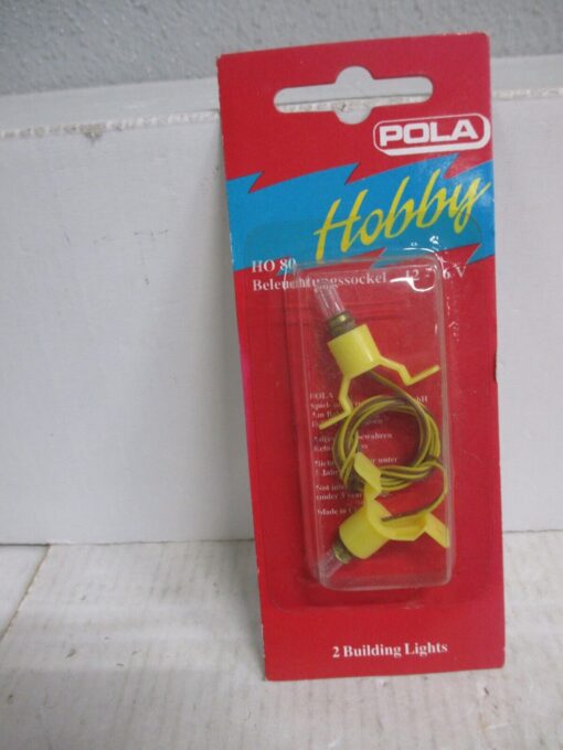Pola H0 80 Beleuchtungssockel 12 - 16 V 2 Stück m.OVP  WW506