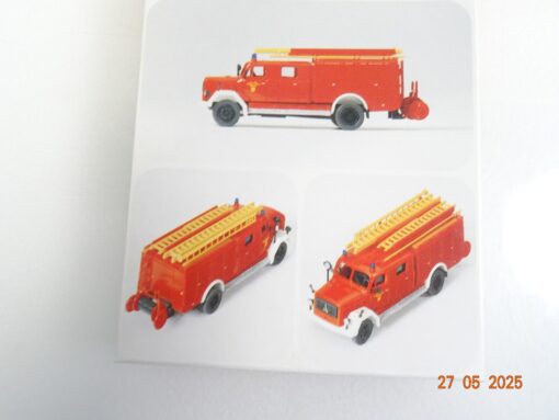Preiser H0 31263 Bausatz LF 16 Magirus Feuerwehr München in OVP RR1311 – Bild 3
