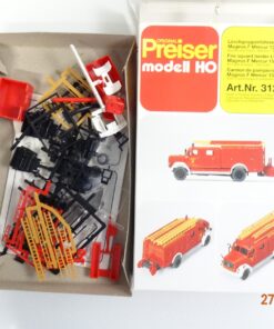 Preiser H0 31263 Bausatz LF 16 Magirus Feuerwehr München in OVP RR1311