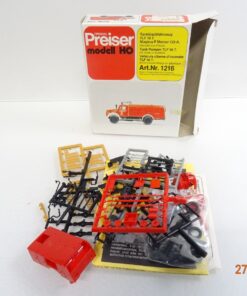 Preiser H0 Bausatz 1216 Tanklöschwagen TLF 16 T Magirus Mercur 125 in OVP RR1329