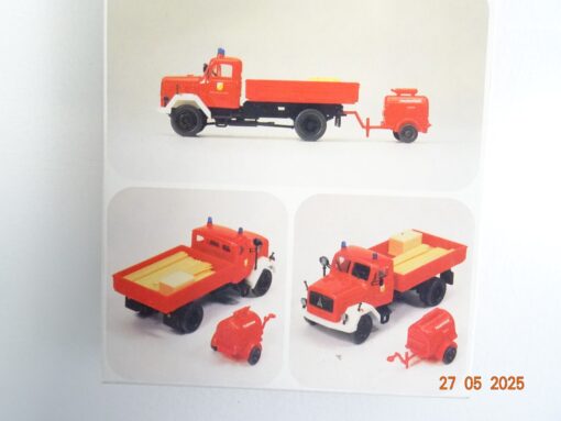 Preiser H0 Bausatz 31215 Magirus F 150 D 10 A mit Kompressor in OVP RR1307 – Bild 3