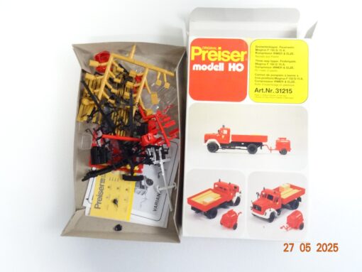Preiser H0 Bausatz 31215 Magirus F 150 D 10 A mit Kompressor in OVP RR1307