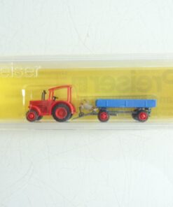 Preiser N 9502 Hanomag Schlepper mit Anhänger in OVP RR1476
