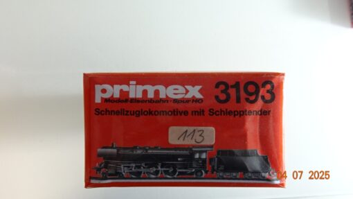 Primex H0 3193 Schnellzuglok mit Schlepptender Leerverpackung siehe Foto CK9356