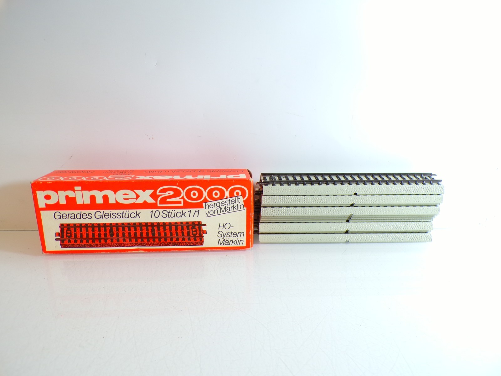 Primex H0 5073 gerades M-Gleis 10Stück siehe Foto in OVP PK2486