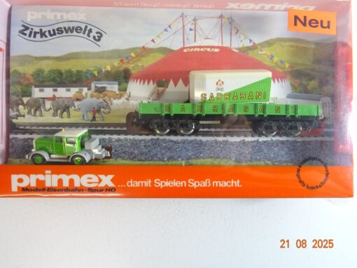 Primex/Märklin H0 4586 Zirkuswelt 3 SARRASANI in OVP PR9683 – Bild 3