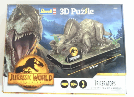 Revell 00242 3D Puzzle Jurassic World Park Triceratops neuwertig in OVP QR5480