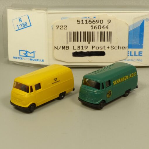 Rietze 1:160 16044 MB L319 Post + Schenker 2er-Set in OVP EX6360