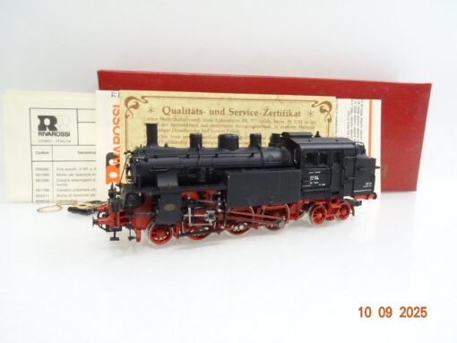 Rivarossi H0 1359 Dampflok BR 77 114 der DR in OVP JL2954