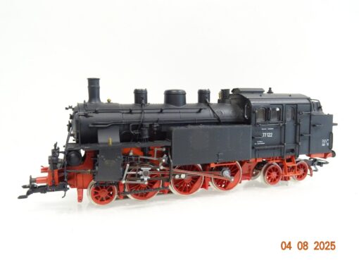 Rivarossi H0 1360 Dampflok BR 77 122 der DB 3-Leiter-Gleichstrom JL2123 o.