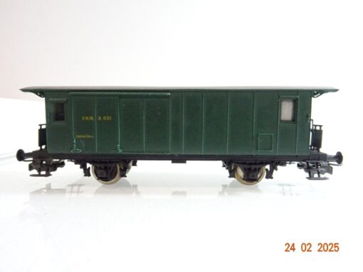 Rivarossi H0 Gepäckwagen Aosta-Torino D.651 der FN Milano in EVP PR6217 – Bild 3