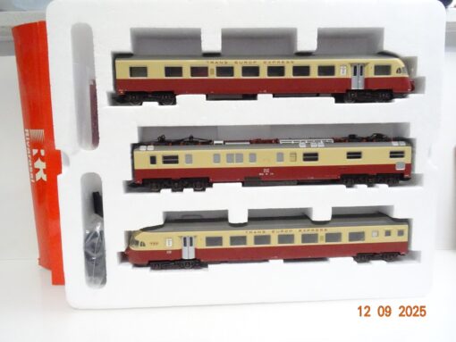 Rivarossi H0 HR2039 TEE Triebwagenzug 3tlg. RAe der SBB TOP in OVP JL3014