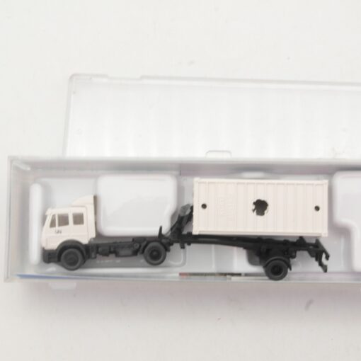 Roco 1:87 1867 Mercedes-Benz Container-Sattelzug weiß UN in OVP RR3965 – Bild 4