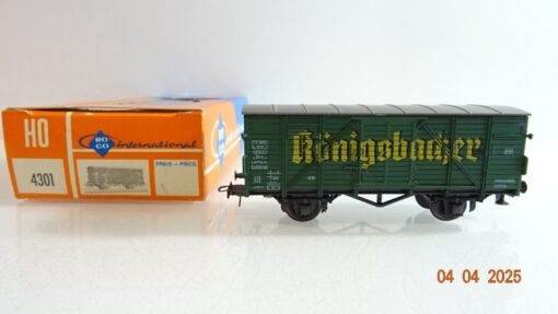 Roco H0 4301 gedeckter Güterwagen Königsbacher in OVP PR6950