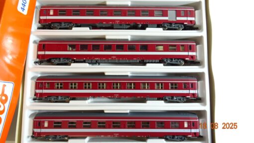 Roco H0 44080 Wagen-Set Personenwagen Le Capitole 4 tlg. der SNCF in OVP PR9634 – Bild 3
