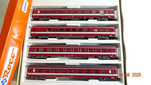 Roco H0 44080 Wagen-Set Personenwagen Le Capitole 4 tlg. der SNCF in OVP PR9634