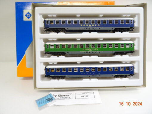 Roco H0 44137 Liegewagen-Set 3tlg. der DB 1:100 in OVP LE6476
