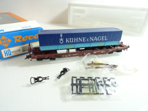 Roco H0 44311B Taschenwagen Kühne &Nagel der DB in OVP RR747