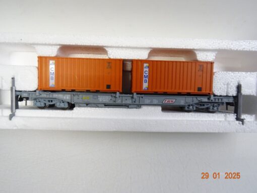 Roco H0 46560.1 Flachwagen mit Container TRW der B in OVP PR5595 – Bild 3