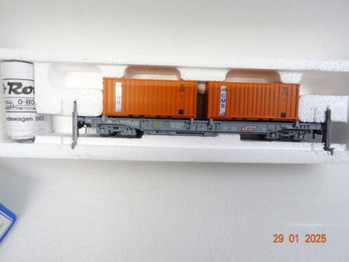 Roco H0 46560.1 Flachwagen mit Container TRW der B in OVP PR5595 – Bild 4