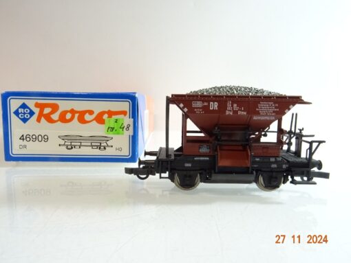 Roco H0 46909 Schotterwagen mit Ladung der DR in OVP PR4233
