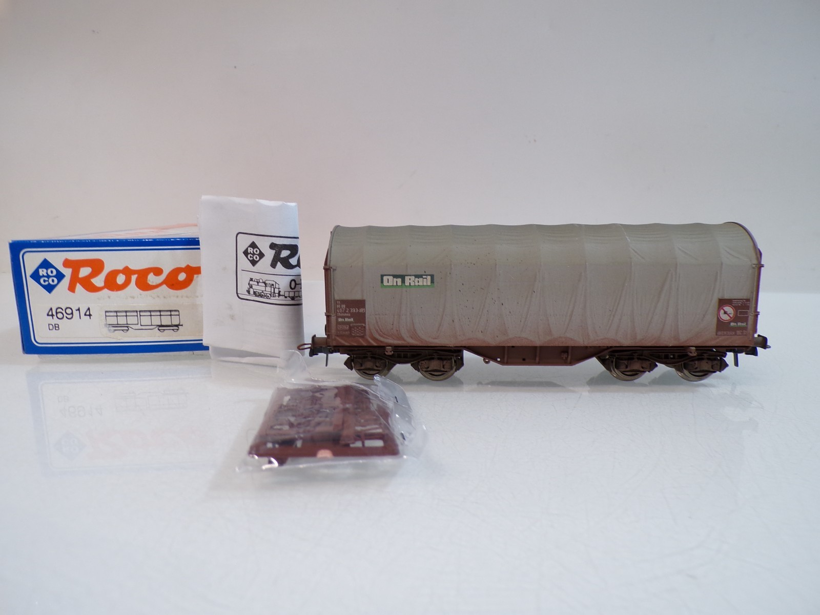 Roco H0 46914 AC Schiebeplanenwagen On Rail der DB in OVP für Märklin BH1706