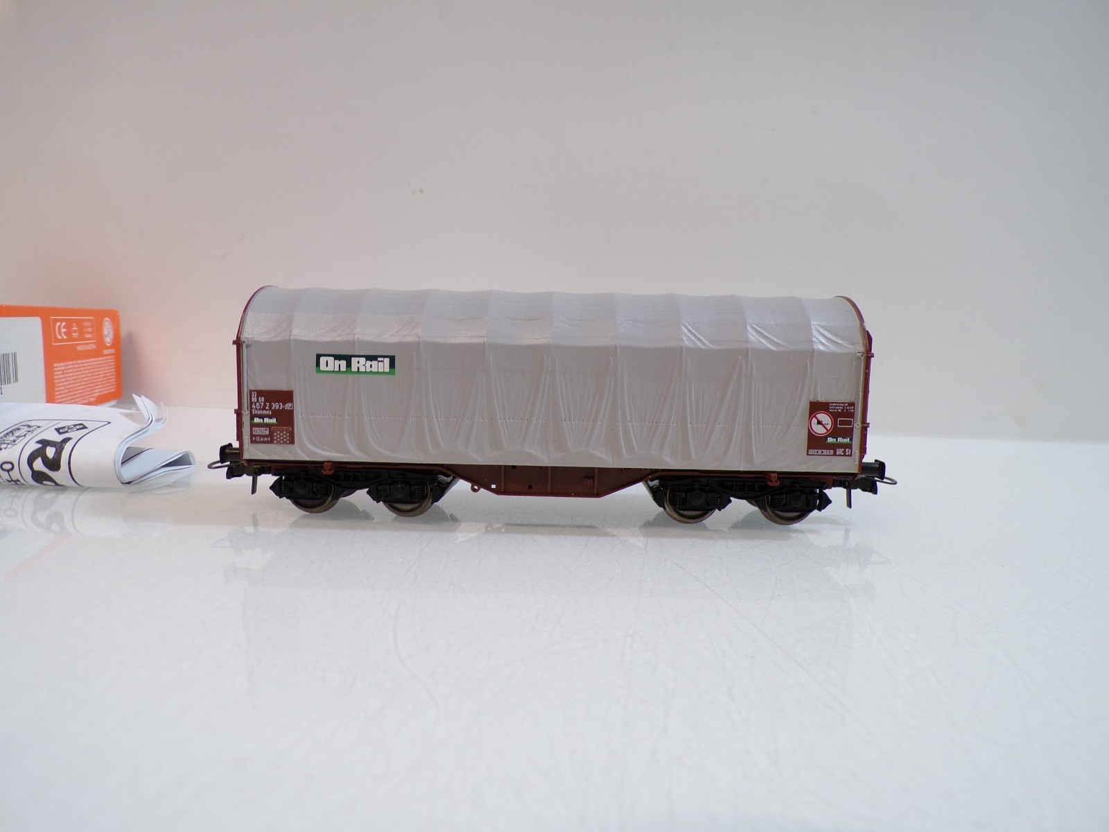 Roco H0 46914.1 Schiebeplanenwagen On Rail der DB in OVP BH1705 – Bild 3