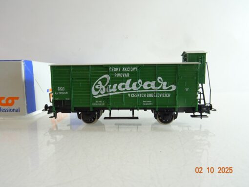 Roco H0 47673 gedeckter Güterwagen Budvar der CSD in OVP BH305 – Bild 3